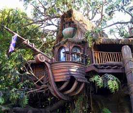 Trazan's Treehouse at Disneyland